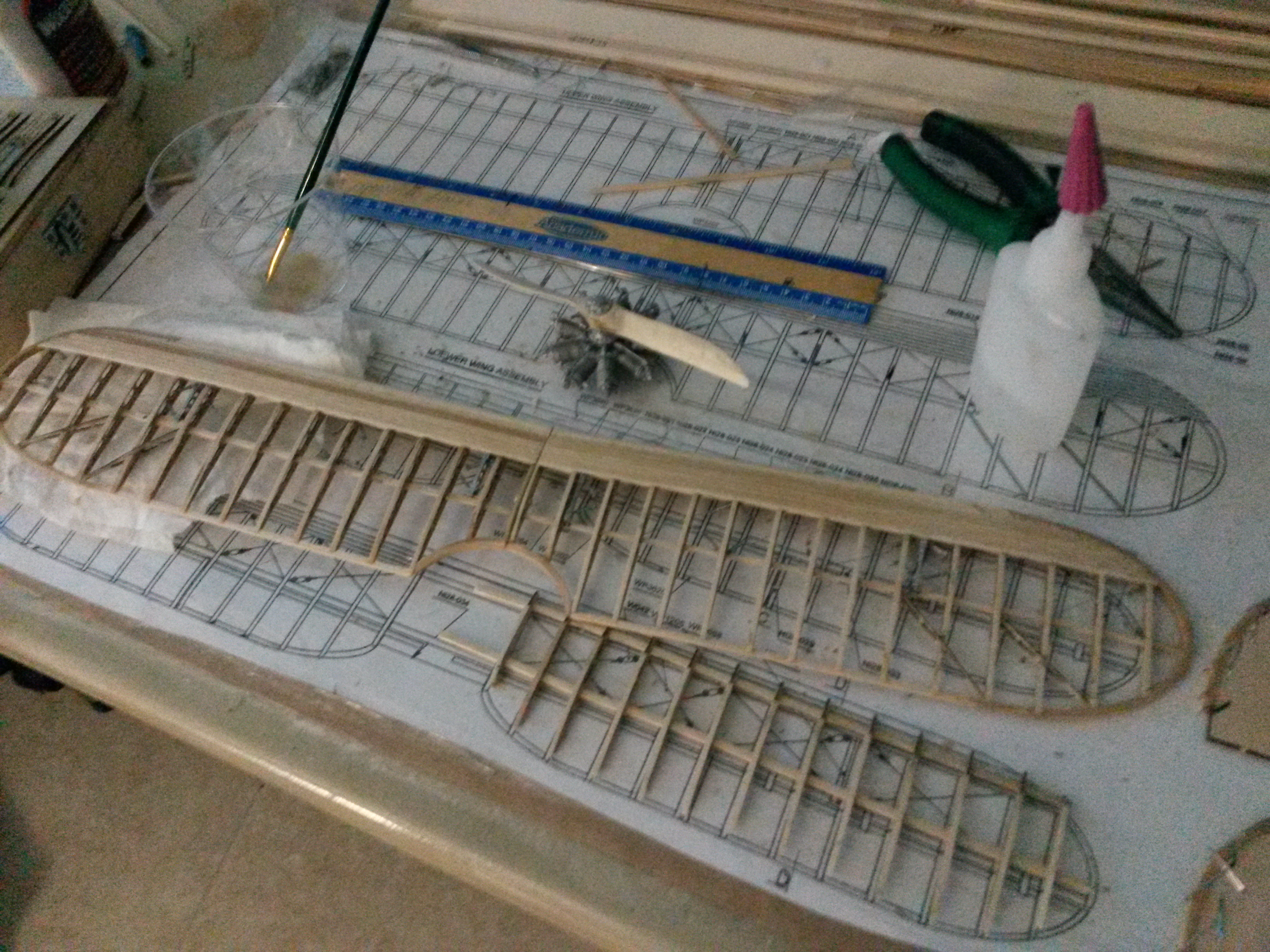 Nieuport 28 build progress